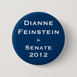Bóton Redondo 5.08cm Dianne Feinstein para o Senado