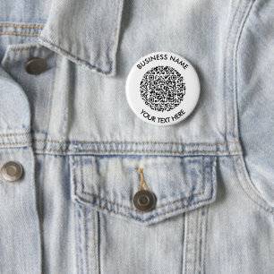 Bóton Redondo 5.08cm Digitalizar o ID do Código QR