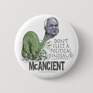 Bóton Redondo 5.08cm Dinossauro de McCain