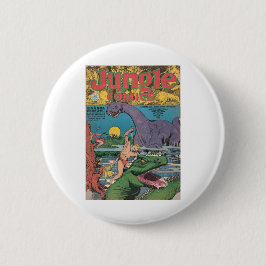 Bóton Redondo 5.08cm Dinossauro - Rainhas do Império Perdido - Menino S