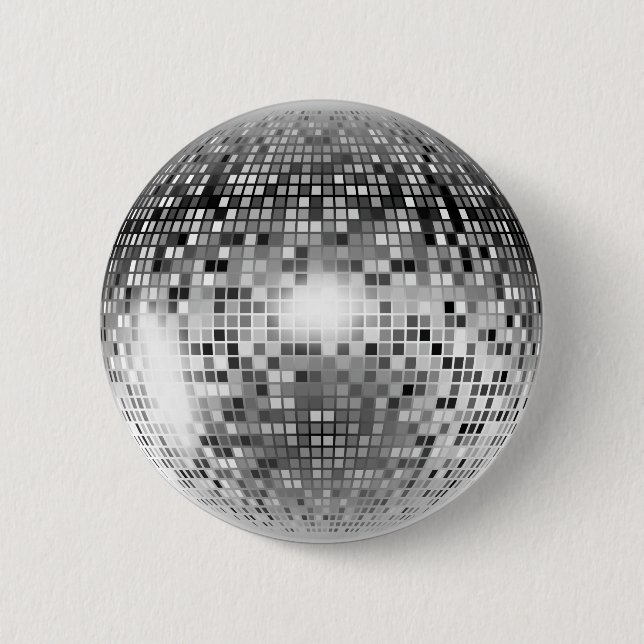 Bóton Redondo 5.08cm Disco Ball (Frente)