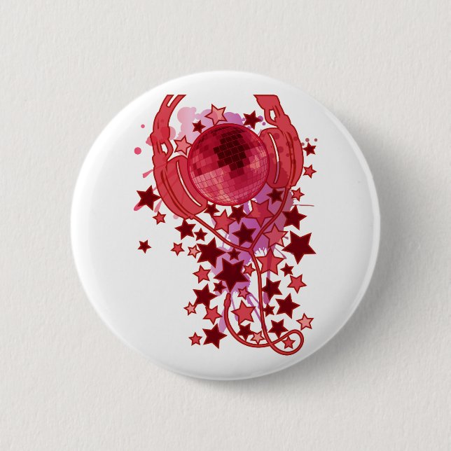 Bóton Redondo 5.08cm Disco_Ball (Frente)