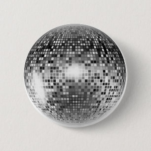 Bóton Redondo 5.08cm Disco Ball