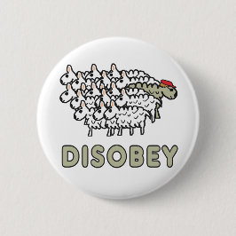 Bóton Redondo 5.08cm Disobey