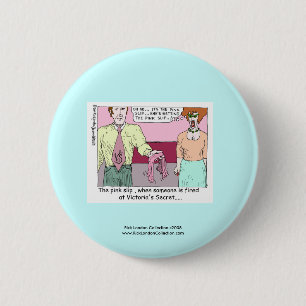 Bóton Redondo 5.08cm Dispensado da Victoria Secret Cartoon Button