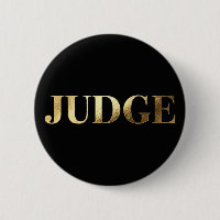 Distintivo de Jurado do Concurso Preto Dourado Ele