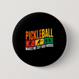 Bóton Redondo 5.08cm Dito de pickleball humor engraçado para apaixonado