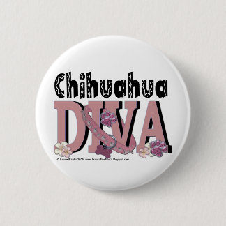 Bóton Redondo 5.08cm DIVA da chihuahua