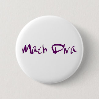 Bóton Redondo 5.08cm Diva da matemática