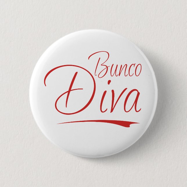 Bóton Redondo 5.08cm diva do bunco (Frente)