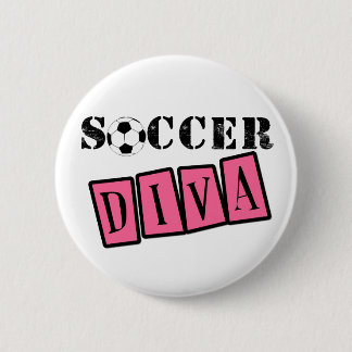 Bóton Redondo 5.08cm Diva do futebol