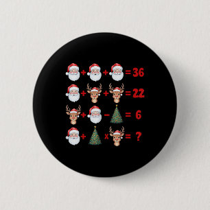 Bóton Redondo 5.08cm Divertido 67 Meme Natal Professor de Matemática Pa