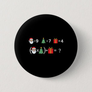 Bóton Redondo 5.08cm Divertido 67 Meme Natal Professor de Matemática Pa