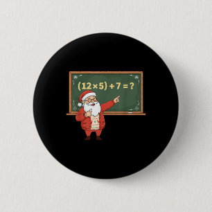 Bóton Redondo 5.08cm Divertido 67 Seis Sete Professor de Matemática Nat