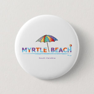Bóton Redondo 5.08cm Divertimento Myrtle Beach, SC