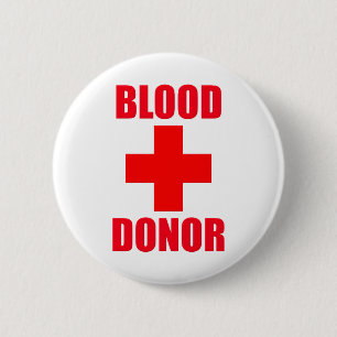 Bóton Redondo 5.08cm Doador de sangue