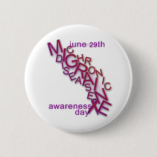 Bóton Redondo 5.08cm Doença crônica da enxaqueca - precipitação da