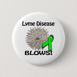 Bóton Redondo 5.08cm Doença de Lyme Dissemina o Design de Conscientizaç