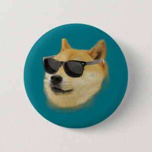 Bóton Redondo 5.08cm Doge com ele