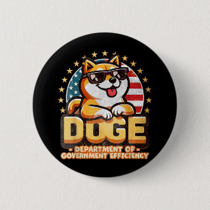 Bóton Redondo 5.08cm Doge D.o.g., Departamento de Eficiência do Governo