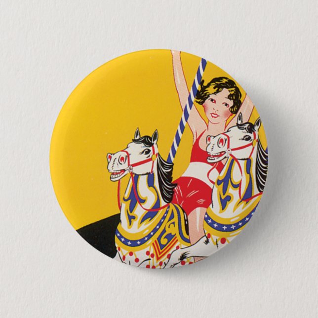 Bóton Redondo 5.08cm Domingo de Revere Beach (Frente)