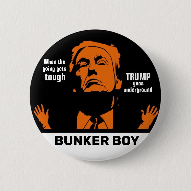 Bóton Redondo 5.08cm Donald Bunker Boy Trump (Frente)