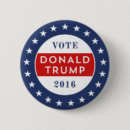 Bóton Redondo 5.08cm Donald Trump 2016