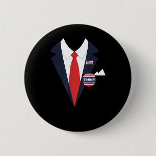 Bóton Redondo 5.08cm Donald Trump Halloween Costume Crianças Engraçadas
