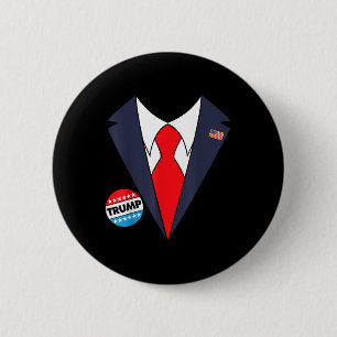 Bóton Redondo 5.08cm Donald Trump Halloween Costume Crianças Engraçadas
