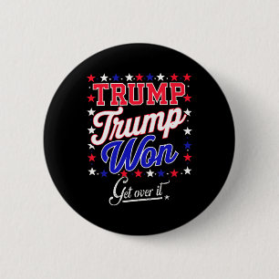 Bóton Redondo 5.08cm Donald Trump Venceu Supere Isso 2024 Trump Venceu