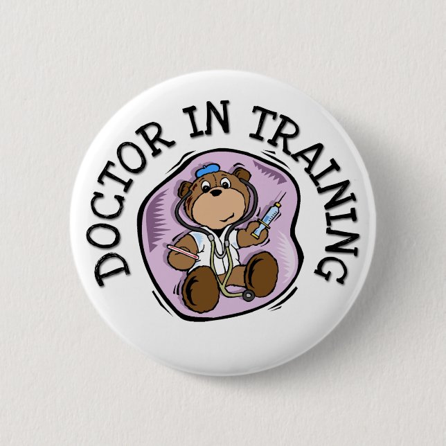 Bóton Redondo 5.08cm Doutor em t-shirt e em presentes do treinamento (Frente)