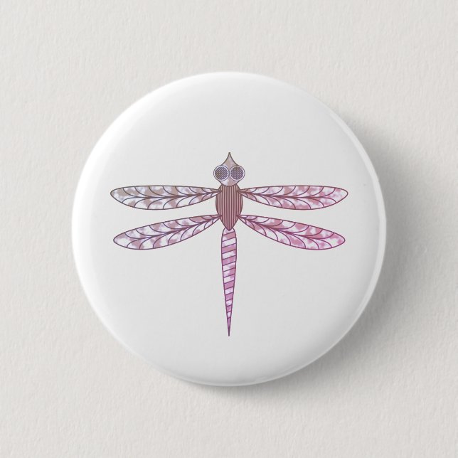 Bóton Redondo 5.08cm Dragonfly (Frente)
