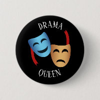 'Drama Queen' Theater Masks Emoji Theater Lover's