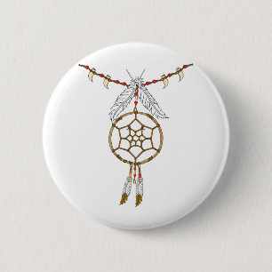 Bóton Redondo 5.08cm Dream Catcher Necklace