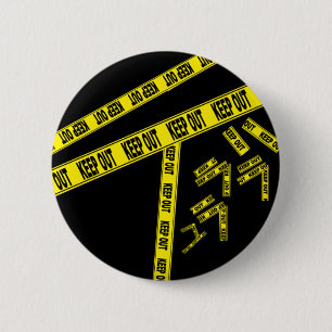 Bóton Redondo 5.08cm DRRR! MANTENHA PARA FORA o botão