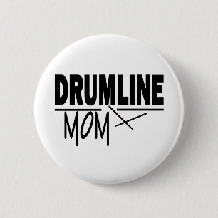 Bóton Redondo 5.08cm Drumline Mãe