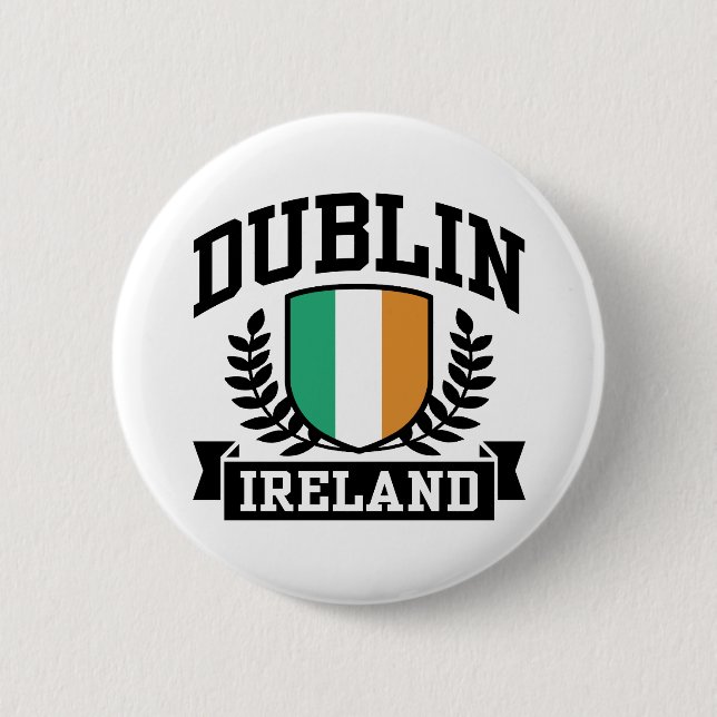 Bóton Redondo 5.08cm Dublin (Frente)