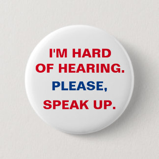 Bóton Redondo 5.08cm Duro do botão auditivo