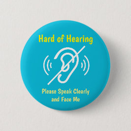 Bóton Redondo 5.08cm duro do reino auditivo