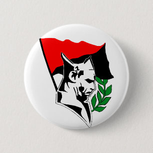 Bóton Redondo 5.08cm Durruti - Anarchy Flag
