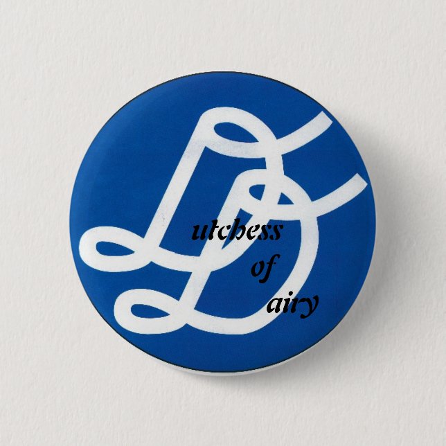 Bóton Redondo 5.08cm Dutchess do Pin da leiteria (Frente)