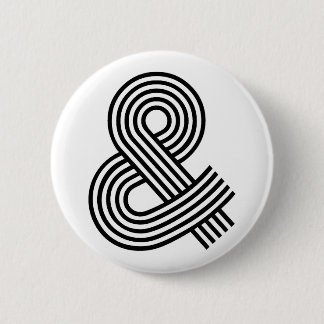 Bóton Redondo 5.08cm & e atalho do ícone do símbolo do Logogram do