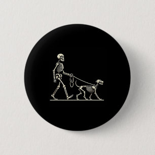 Bóton Redondo 5.08cm E Cachorro Preguiçoso De Halloween Costume Engraça