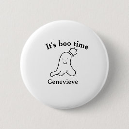 Bóton Redondo 5.08cm É o nome da hora das bruxas, hora do fantasma negr