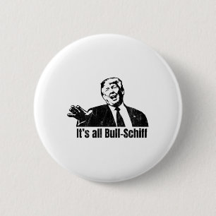 Bóton Redondo 5.08cm É Tudo Baboseira Trump Impeachment Ucrânia Delator