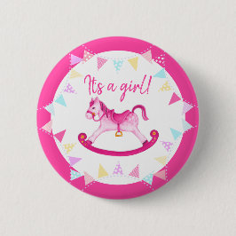 Bóton Redondo 5.08cm É um gênero chá de fraldas feminino que revela cav