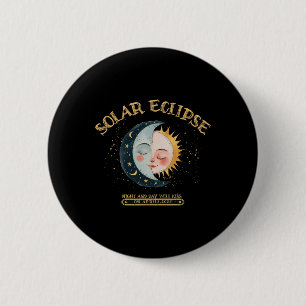 Bóton Redondo 5.08cm Eclipse Solar Design 4.08.24 Eclipse Solar Total 2