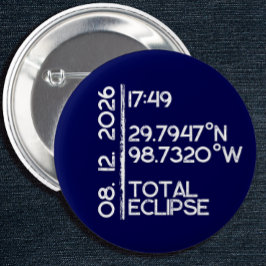 Bóton Redondo 5.08cm Eclipse Solar Personalizado 2026