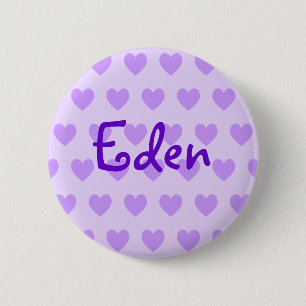 Bóton Redondo 5.08cm Éden in Purple