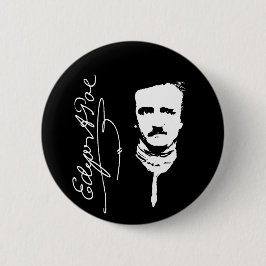 Bóton Redondo 5.08cm Edgar Allan Poe